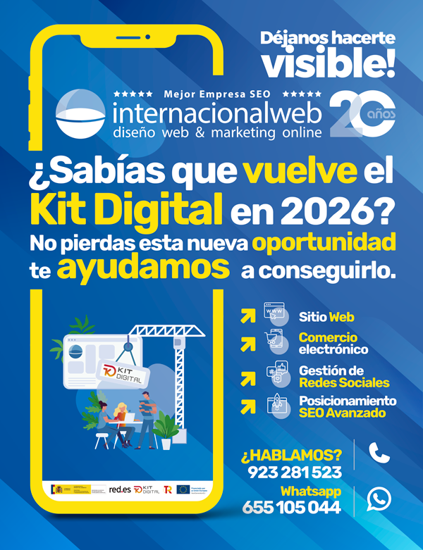 Kit Digital 2026 InternacionalWeb