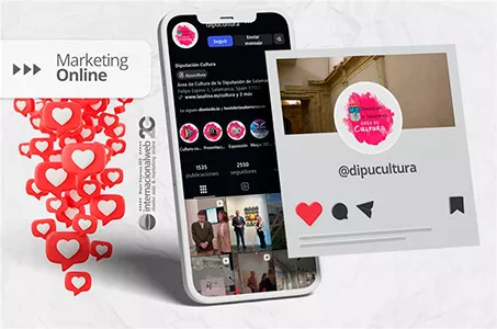 Marketing on-line Área de Cultura - Diputación de Salamanca: Mejora de presencia en redes sociales y difusión de contenido estratégico.