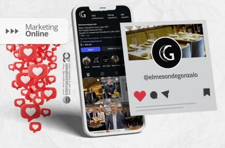 Marketing on-line Mesón de Gonzalo: Mejora de presencia en redes sociales y difusión de contenido estratégico.