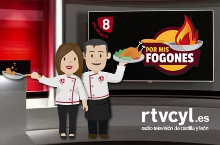 Desarrollo de imagen para rtvcyl.es: Grafismo programa de tv La 8 de Salamanca de rtvcyl.es