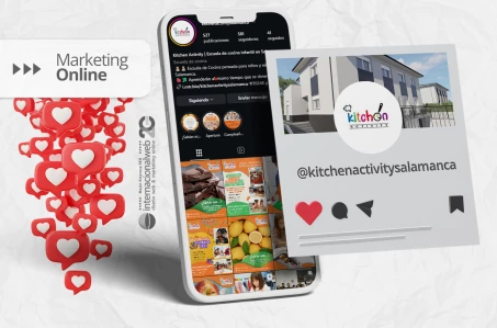 Marketing on-line Kitchen Activity Salamanca: Mejora de presencia en redes sociales y difusión de contenido estratégico.