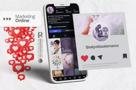Marketing on-line SAL Y VIDA: Mejora de presencia en redes sociales y difusión de contenido estratégico.