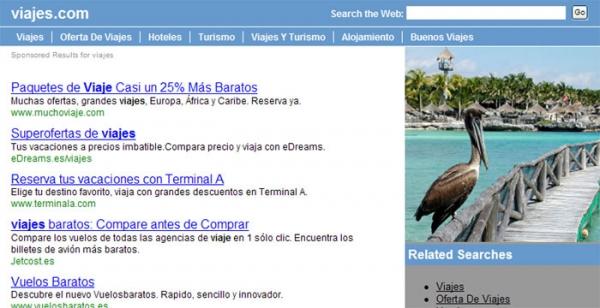 El dominio Viajes.com sale a subasta con un precio de reserva de 750.000 dólares 